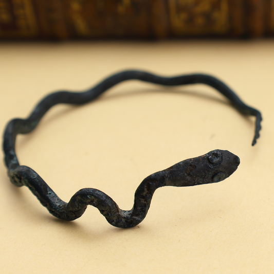 Roman Snake Bronze Bracelet