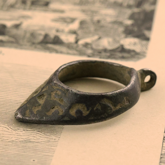 Decorated Medieval Archer Ring