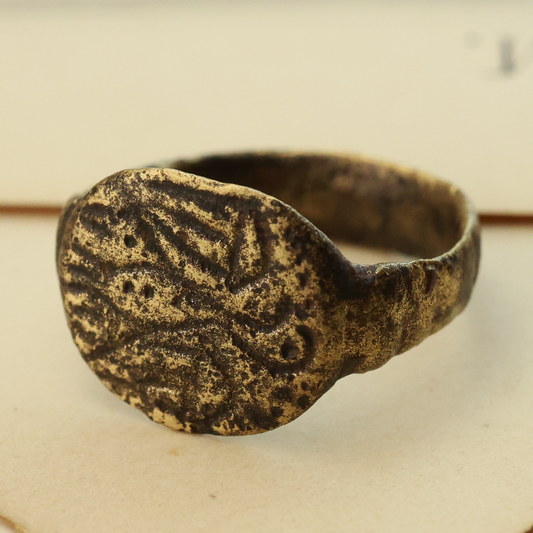 Roman Bronze Eagle Ring