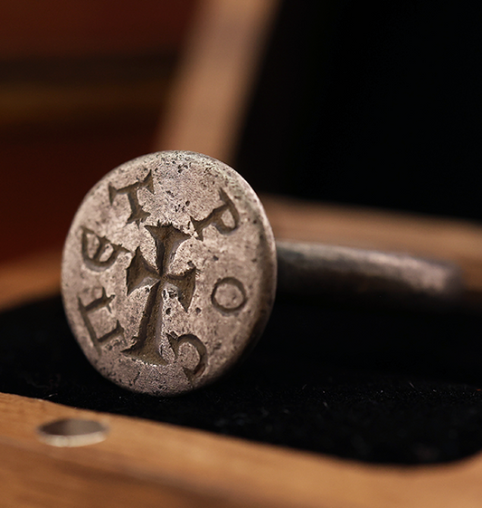 Byzantine Silver Signet Ring