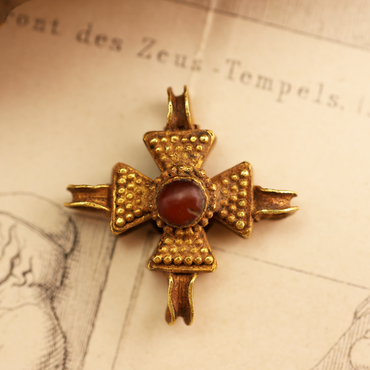 Medieval Gold Cross Ring