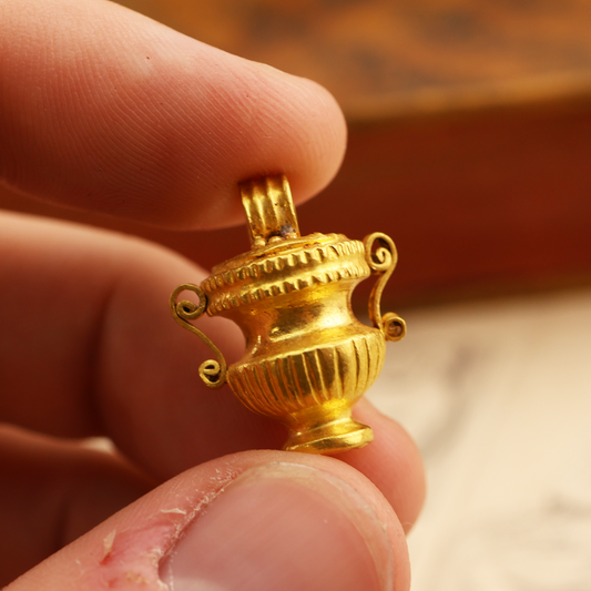 Hellenistic Gold Amphora Pendant